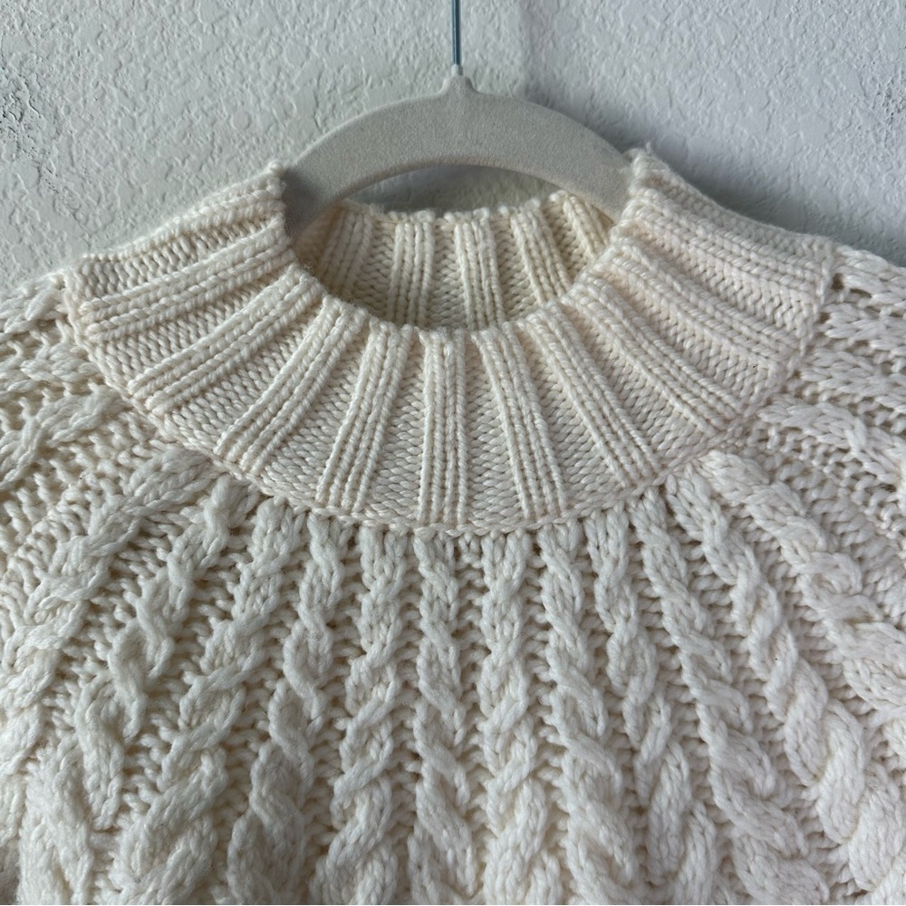 NWT Sezane Diego Cream Sweater - Picture 7 of 14